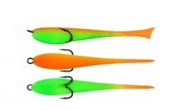 Рыбка поролоновая Grifon Сlassic с поджатым двойником (9см - 3шт)