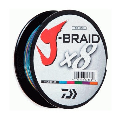 Плетеный шнур Daiwa J-Braid x8E  300m, (Multicolor) Плетеный шнур Daiwa J-Braid x8E  300m, (Multicolor)