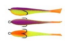 Рыбка поролоновая Grifon Сlassic с поджатым двойником (11см- 3шт)