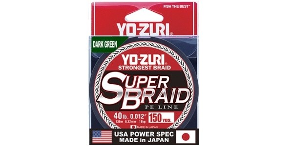 Плетеный шнур Yo-Zuri PE Superbraid 135m Dark Green