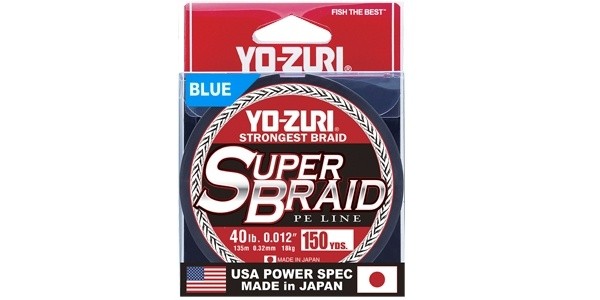 Плетеный шнур Yo-Zuri PE Superbraid 300Yds Blue