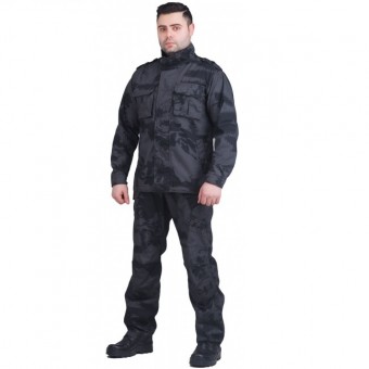 Костюм Novatex Payer "Рест Сити" (Рип-стоп, черный кмф)