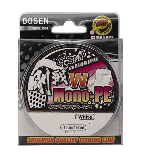 Шнур Gosen W Mono PE 150м White