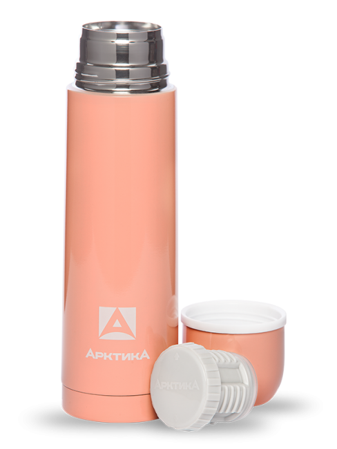 Термос Арктика с узким горлом классический, цветной