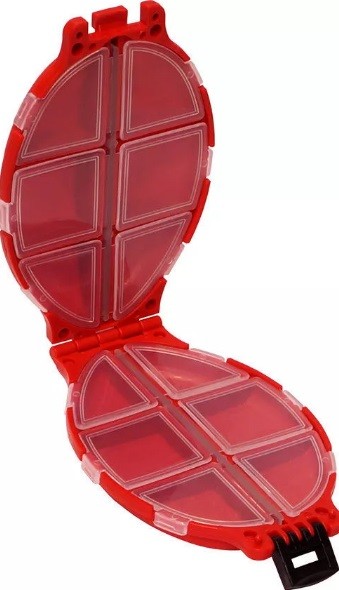 Коробка-раскладушка Kosadaka "Черепеха" TB-S15-R, 10*6.5*2см  (красная)