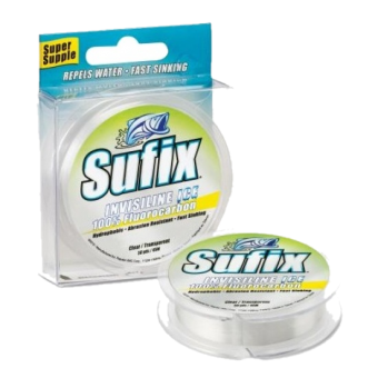 Леска зимняя Sufix Invisiline Ice Fluorocarbon 50 м Леска зимняя Sufix Invisiline Ice Fluorocarbon 50 м