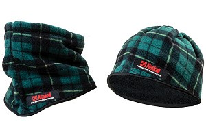 Шарф Alaskan флисовый черн/зелен