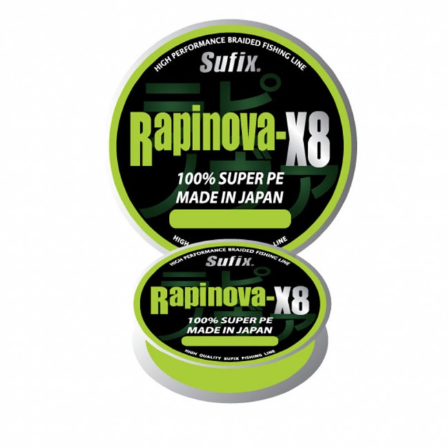 Леска плетеная SUFIX  Rapinova-X8  зеленая 135м PE Леска плетеная SUFIX  Rapinova-X8  зеленая 135м PE