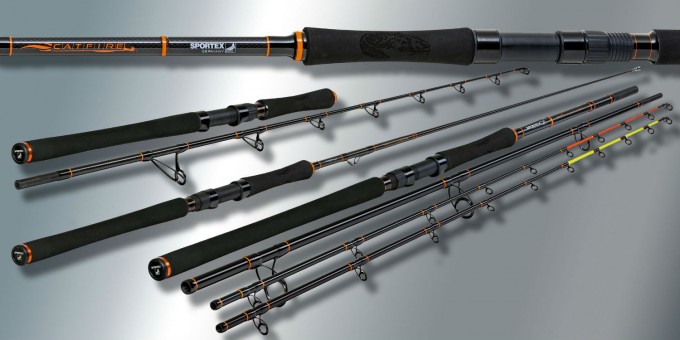 Удилище Sportex Catfire Vertical CF1808 1.80m 90-200g (цельный бланк со съемной ручкой)