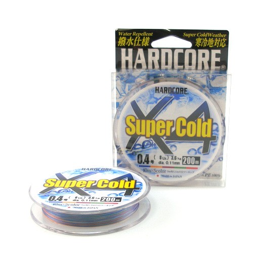 Плетеный Шнур  Duel PE Hardcore Super Cold X4 200m 5Color