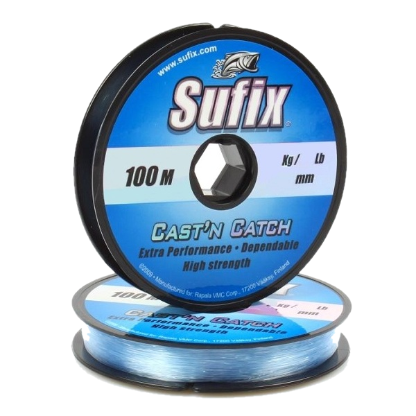 Леска SUFIX Cast'n Catch синяя 100м, 10 штук в упаковке