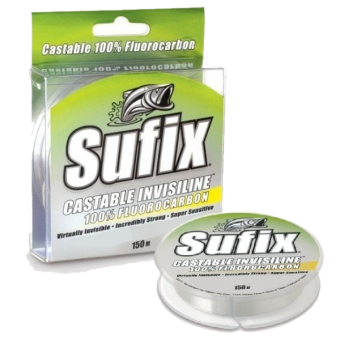Леска SUFIX Castable 100% Fluorocarbon прозрачная 150м