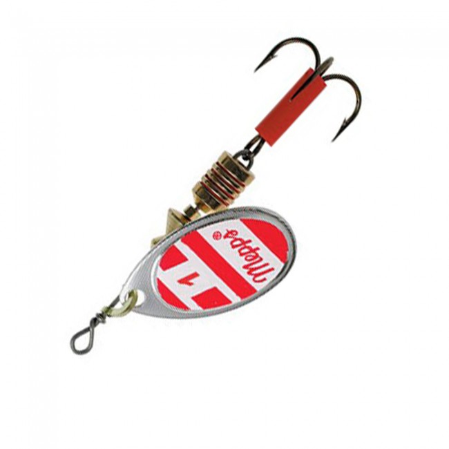 Блесна вращ. Mepps AGLIA White/Red, 1