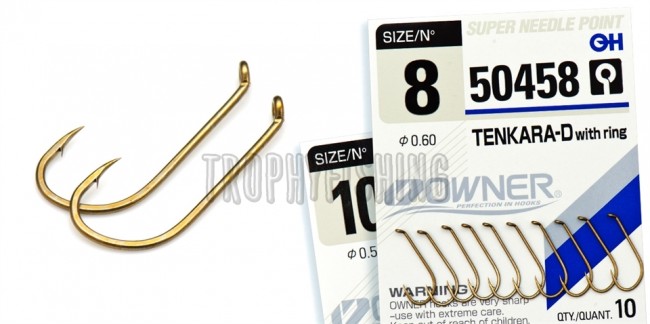 Крючок OWNER C'ultiva 50458 Tenkara-D With Ring Крючок OWNER C'ultiva 50458 Tenkara-D With Ring