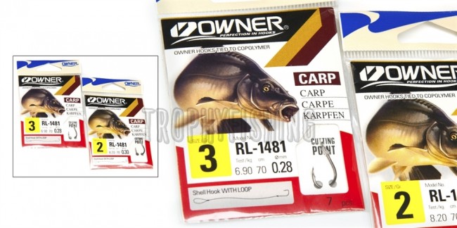 Крючок OWNER 51481 с поводком с петлей 70см RL-1481 (размер №02 в упаковке 7шт) Крючок OWNER 51481 с поводком с петлей 70см RL-1481 (размер №02 в упаковке 7шт)