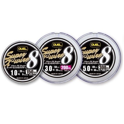 Плетеный Шнур Duel PE Super X-Wire 8 150m 5Color-Yellow Marking