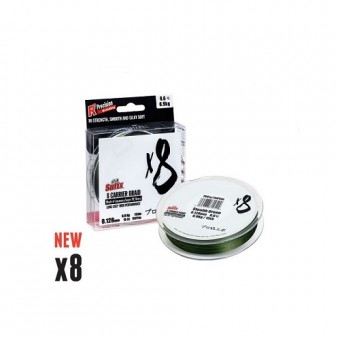 Леска плетеная SUFIX X8 зеленая 150 м Леска плетеная SUFIX X8 зеленая 150 м