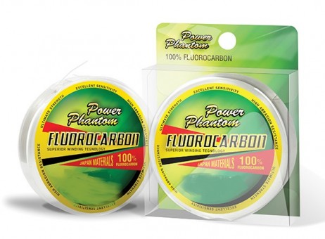 Леска Power Phantom Fluorocarbon (прозрачный) 30м Леска Power Phantom Fluorocarbon (прозрачный) 30м