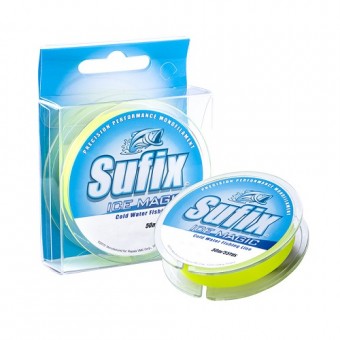 Леска зимняя SUFIX Ice Magic 50 м желтая Леска зимняя SUFIX Ice Magic 50 м желтая