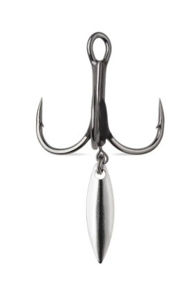 Крючок VMC тройной с лепестком 7548BD BN (черн. никель)  (2шт)