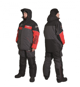 Костюм зимний Alaskan Dakota 2.0 красный/серый/черный  (куртка+полукомбинезон)