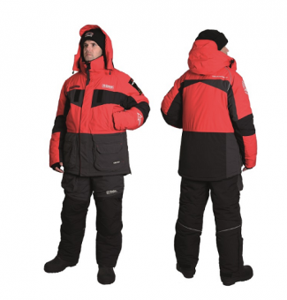 Костюм зимний Alaskan NewPolar 2.0 красный/серый/черный (куртка+полукомбинезон