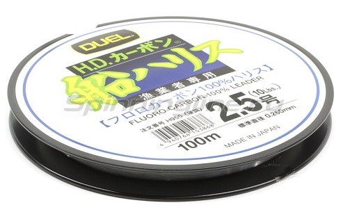 Флюорокарбон Duel H.D. Carbon Fune Leader Fluoro 100% 100м (clear)